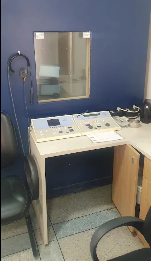 Equipamento utilizado em avaliação audiológica
