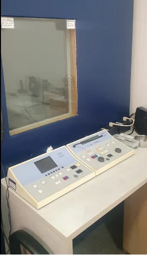 Estrutura para exames de audiologia